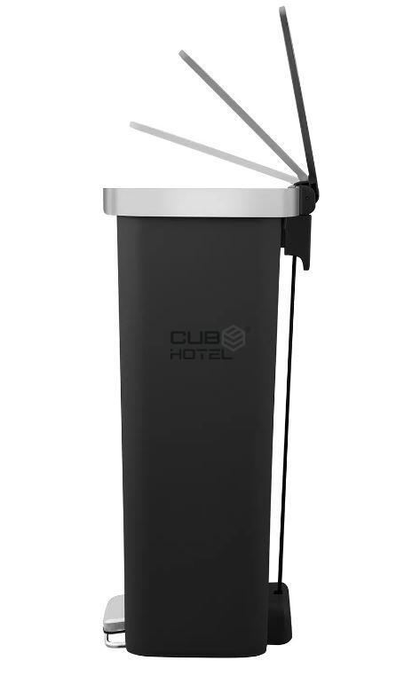 Papelera de Pedal 45L Negro EKO Hana